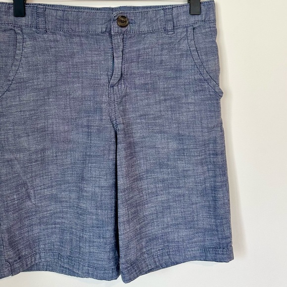 Cat & Jack Heathered Blue Flat Front Shorts - Size: 14 - Picture 5 of 5